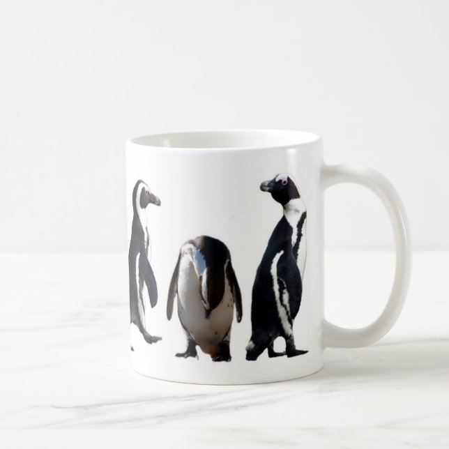 Café Taza de los pingüinos I (del corazón) (Derecha)