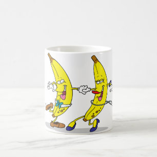 Café Taza de los plátanos del baile
