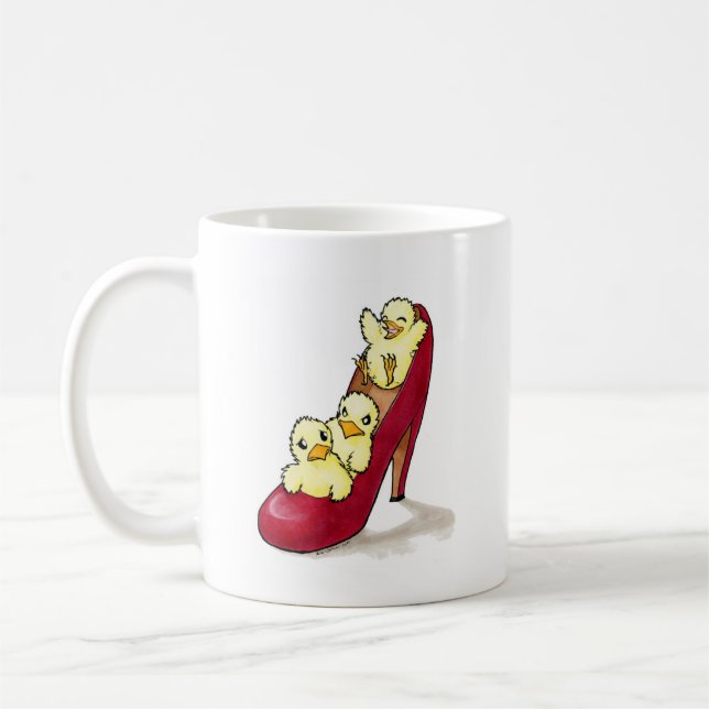 Café Taza de los polluelos de Highheel (Izquierda)