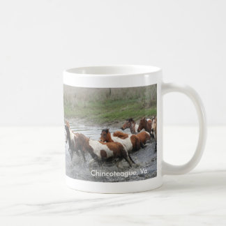 Café Taza de los potros de Chincoteague