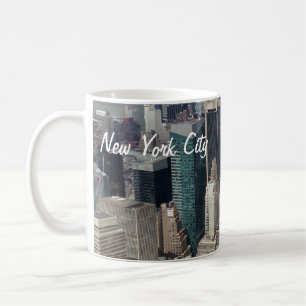 Café Taza de los rascacielos de Nueva York