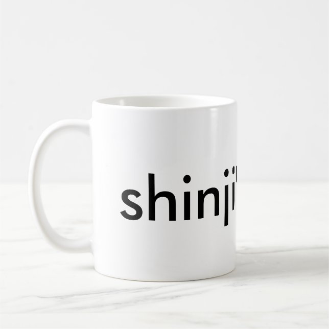 Café taza de los rasgones de los ikari del shinji (Izquierda)