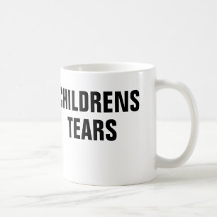 Café Taza de los rasgones de los niños