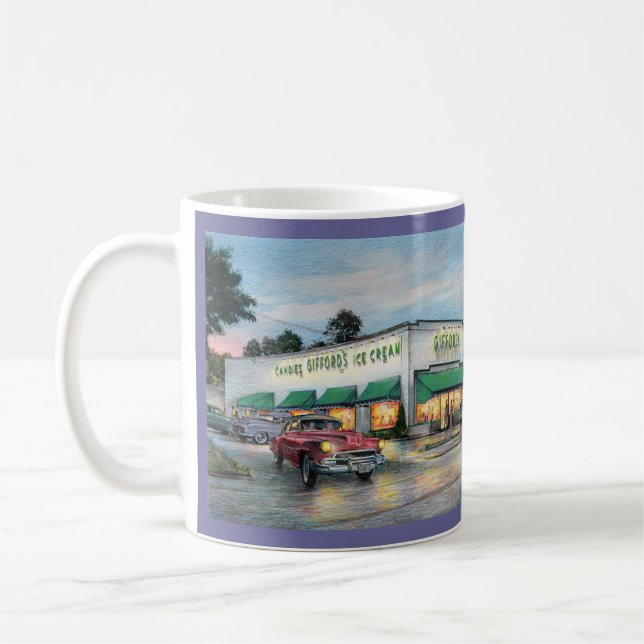 Café Taza de los "recuerdos dulces" de Paul McGehee (Izquierda)