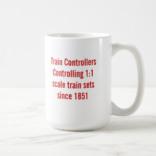 Café Taza de los reguladores del tren