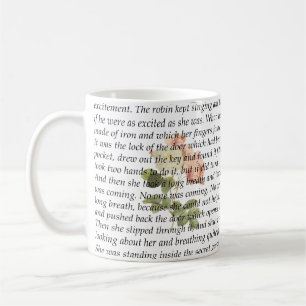 Café Taza de los rosas del rosa del libro del jardín