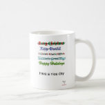 Café Taza de los saludos de las estaciones<br><div class="desc">Tan cómo usted saluda sus amados (o a otros…) ¿en diciembre??</div>