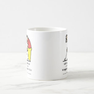 Café Taza de los saludos del golf