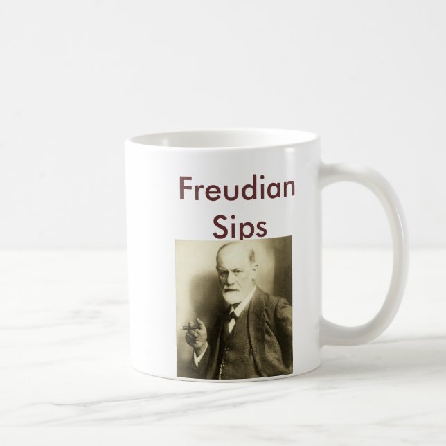 Café Taza de los "sorbos freudianos" (Derecha)