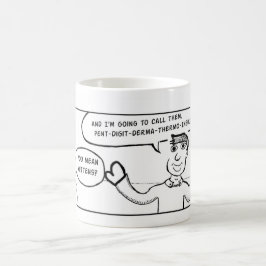 Café Taza de los tebeos de Dimwitz para los profesores