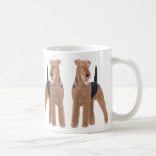 Café Taza de los terrieres de Airedale