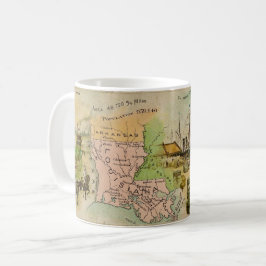 Café Taza de Louisiana del siglo XIX