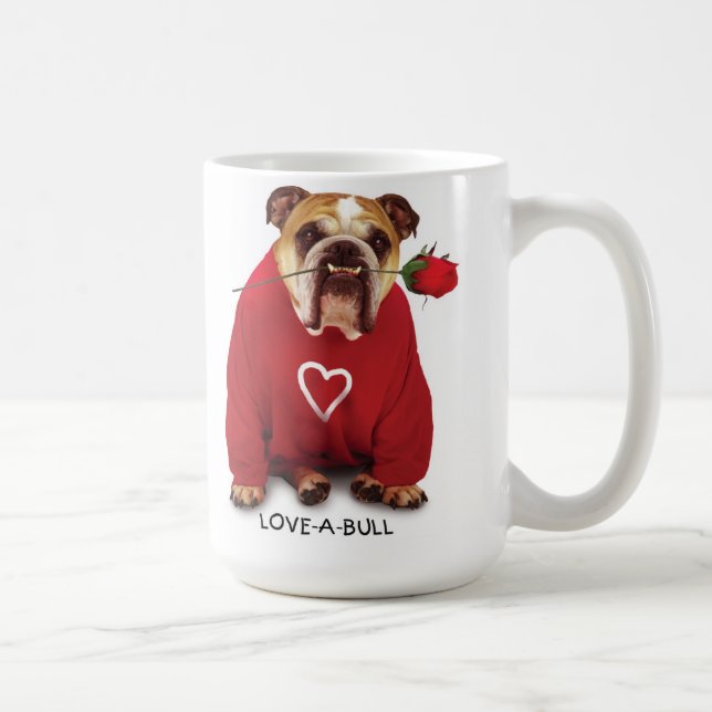 Café Taza de LOVE-A-BULL (Derecha)