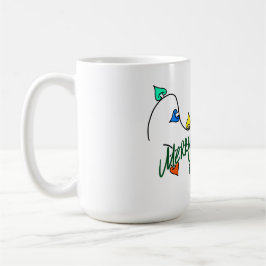 Café Taza de luces de Navidad