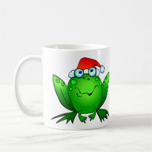 Café Taza de lúpulo de la rana del dibujo animado de
