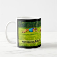 Taza de Lure Coursing Ridgeback – Financia el Caos