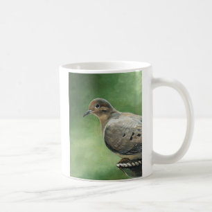 Café Taza de luto del arte de la paloma