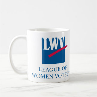 Café Taza de LWV (logotipo que hace frente hacia fuera)