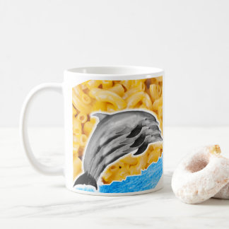 Café TAZA DE MACARrones CON QUESO DE DOLFIN