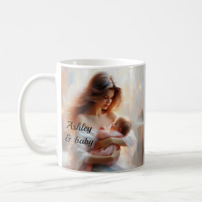Café Taza de madre e hijo (Izquierda)