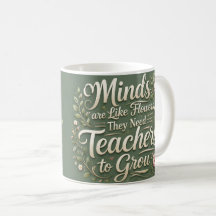 Taza de maestro inspirador – Las mentes son como f