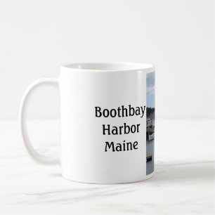 Café Taza de Maine del puerto de Boothbay de la "costa"