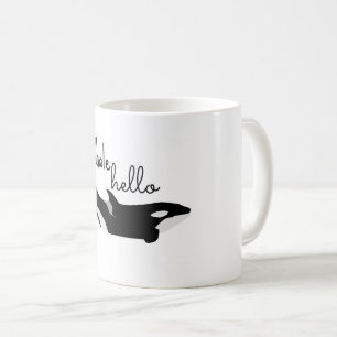 Café Taza de Makaio de la ballena hola