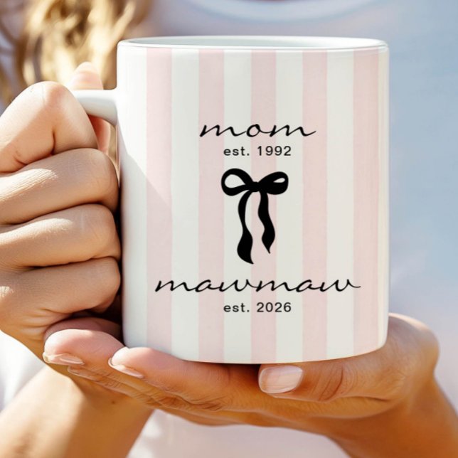 Café Taza de Mamá a Mawmaw con Lazo (Subido por el creador)