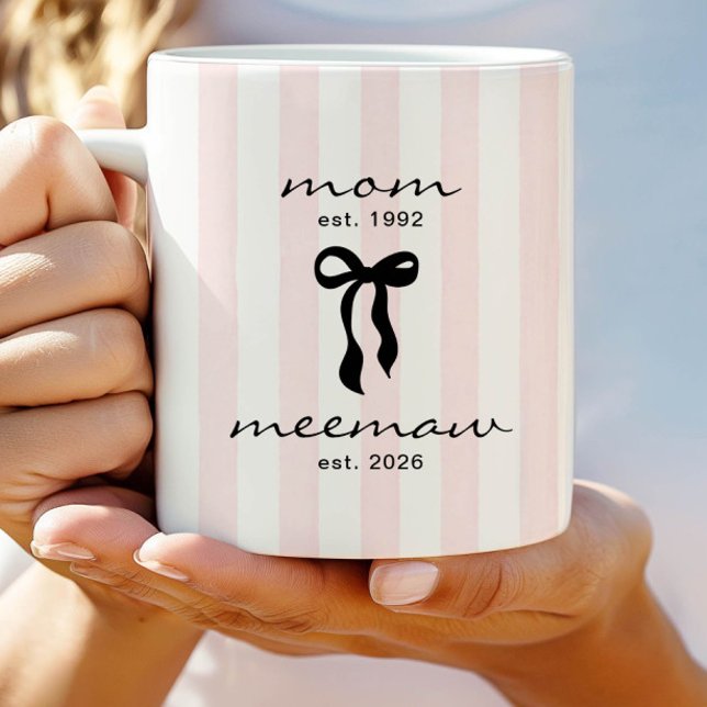 Café Taza de Mamá a Meemaw con Lazo (Subido por el creador)