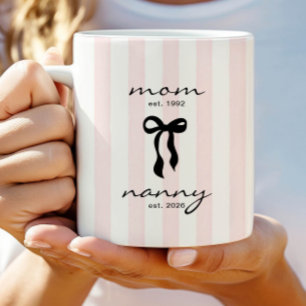 Café Taza de Mamá a Niñera Est con Lazo