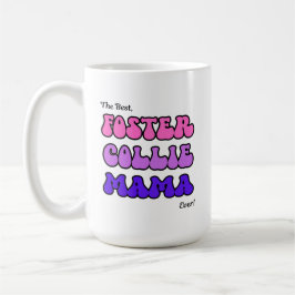 Café Taza de mamá collie adoptiva