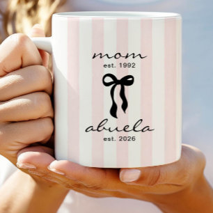 Café Taza de Mamá para Abuela Est con Lazo