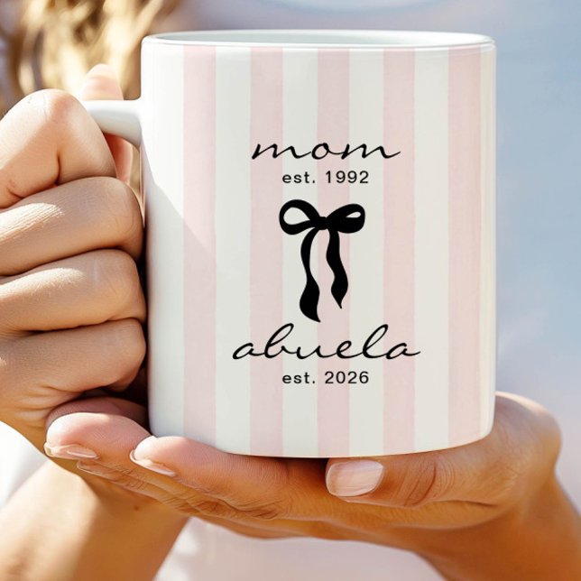 Café Taza de Mamá para Abuela Est con Lazo (Subido por el creador)