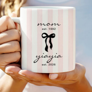 Café Taza de Mamá para Yiayia con Lazo