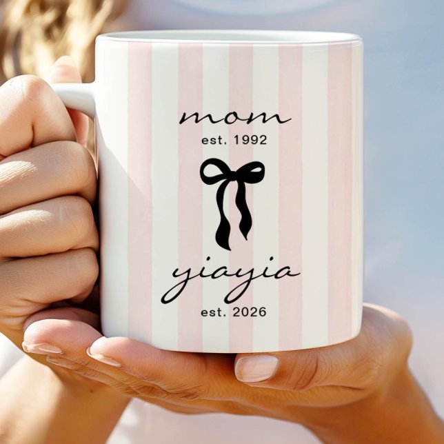Café Taza de Mamá para Yiayia con Lazo (Subido por el creador)