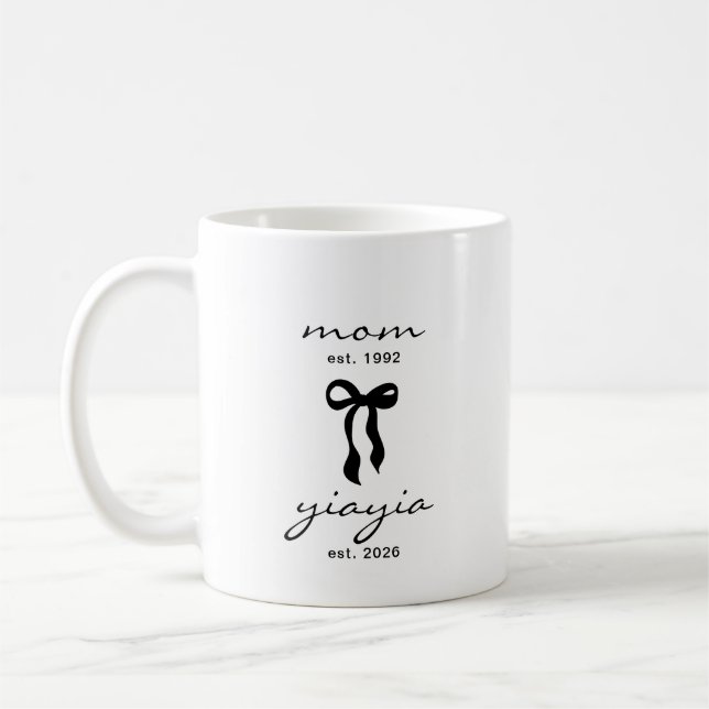 Café Taza de Mamá para Yiayia con Lazo (Izquierda)