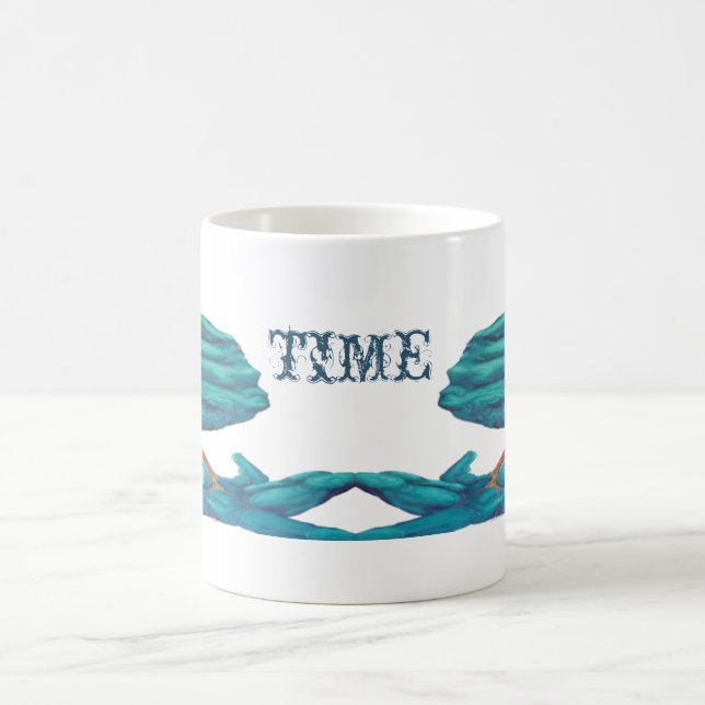 Café Taza de manos del tiempo (Centro)