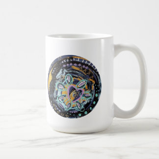 Café Taza de mantra de conocimiento interior con portal