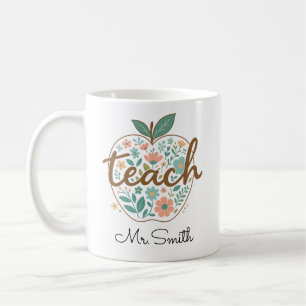 Café Taza de manzana para maestro – Manzana roja clásic