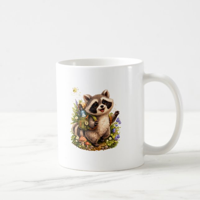 Café Taza de mapache de camping de verano – Explorar en (Derecha)