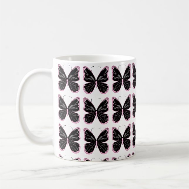 Café Taza de mariposas (Izquierda)
