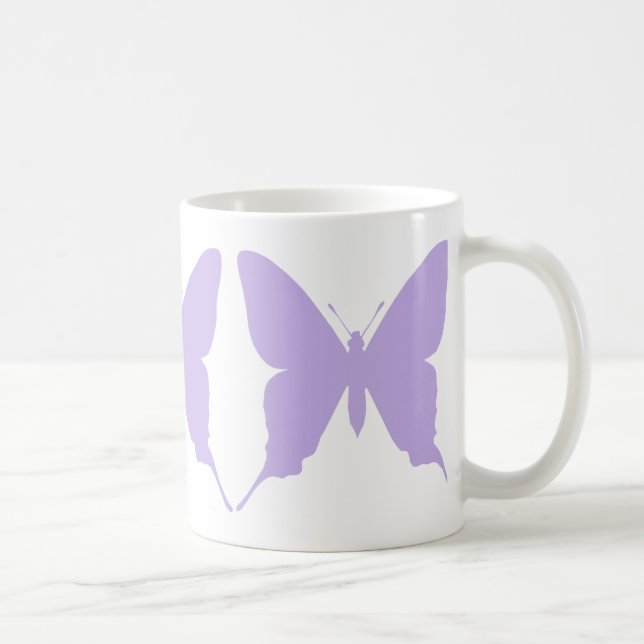 Café Taza de Mariposas Bonitas (Derecha)