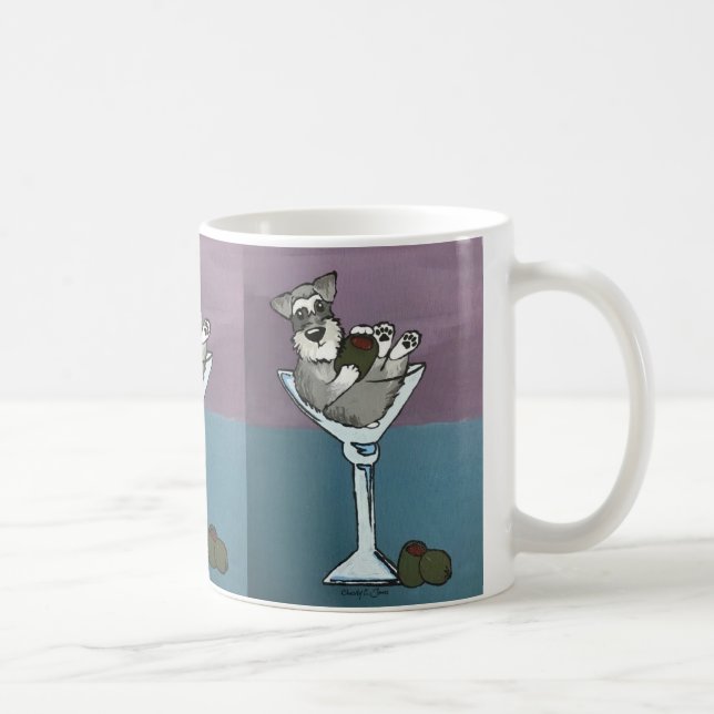 Café Taza de Martini del Schnauzer (Derecha)