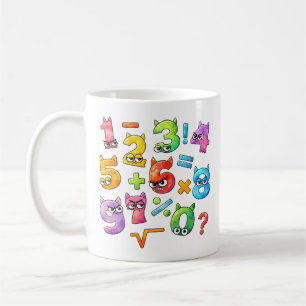 Café Taza de matemáticas del día de los números Númer