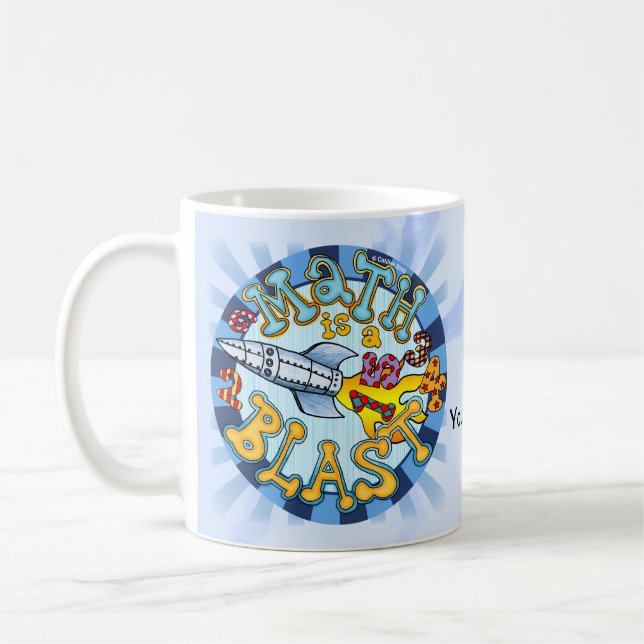 Café taza de Math Is A Blast (Izquierda)
