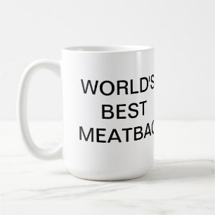 Café Taza de Meatbag del mundo de ICWXP la mejor