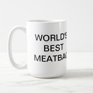 Café Taza de Meatbag del mundo de ICWXP la mejor