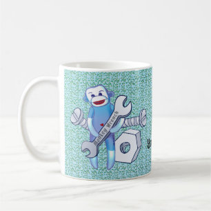 Café Taza de mecánico de llave inglesa de mono de calce