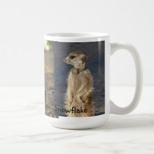 Café Taza de Meerkat del copo de nieve de Toblerone