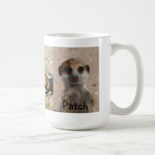 Café Taza de Meerkat del remiendo